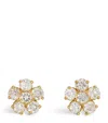 Jennifer Meyer Large Yellow Gold And Diamond Flower Stud Earrings In Gold