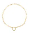 Jennifer Meyer Medium Yellow Gold Edith Heart Necklace In Gold