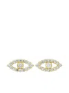 Jennifer Meyer Mini Evil Eye Diamond Stud Earrings In Gold