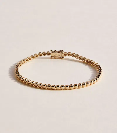 Jennifer Meyer Mini Yellow Gold Tennis Bracelet