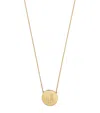 Jennifer Meyer Yellow Gold And Diamond Alphabet J Necklace In Gold