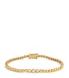 Jennifer Meyer Yellow Gold And Diamond Bezel Tennis Bracelet In Gold