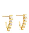Jennifer Meyer Yellow Gold And Diamond Edith Bar Stud Earrings In Gold