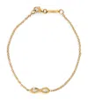 Jennifer Meyer Yellow Gold And Diamond Infinity Chain Bracelet In Gold