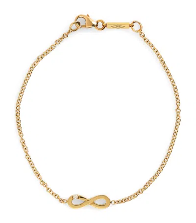 Jennifer Meyer Yellow Gold And Diamond Infinity Chain Bracelet
