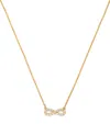 Jennifer Meyer Yellow Gold And Diamond Infinity Necklace In Gold