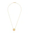 Jennifer Meyer Yellow Gold And Diamond M Initial Necklace In Gold