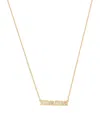 Jennifer Meyer Yellow Gold And Diamond Mama Necklace In Gold