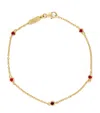 Jennifer Meyer Yellow Gold And Ruby Edith Bracelet In Gold
