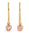 Jennifer Meyer Yellow Gold And Sapphire Edith Drop Earrings In Gold
