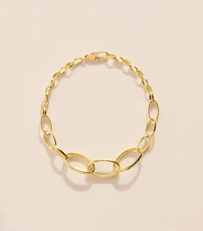 Jennifer Meyer Yellow Gold Graduated Edith Bracelet