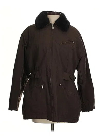 Pre-owned Jennifer Moore Coat In Brown