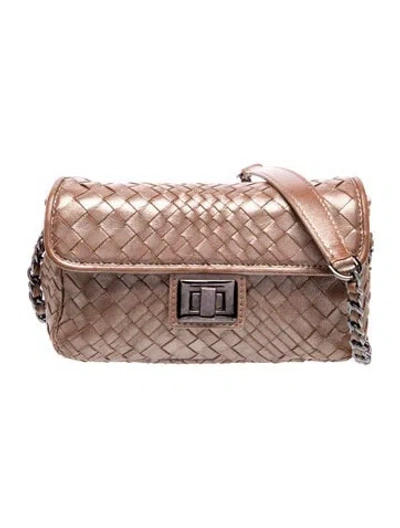 Pre-owned Jennifer Tattanelli Leather Messenger Bag In Purple