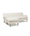 Jennifer Taylor Home Alana 91" L-shape Reversible Sectional Sofa In Light Beige