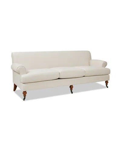 Jennifer Taylor Home Alana Lawson 88" Three-cushion Tightback Sofa In Light Beige