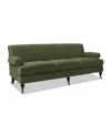 Jennifer Taylor Home Alana Lawson 88" Three-cushion Tightback Sofa In Olive Green
