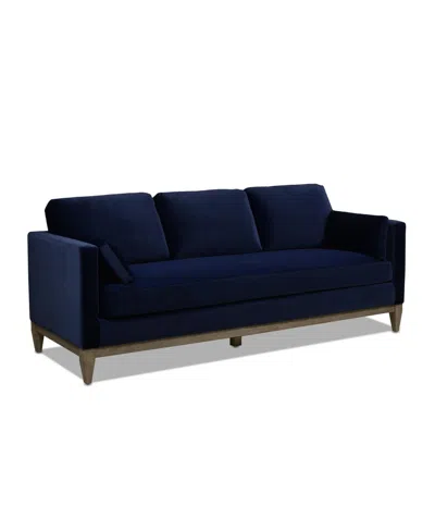 Jennifer Taylor Home Knox 84" Modern Farmhouse Sofa In Dark Navy Blue