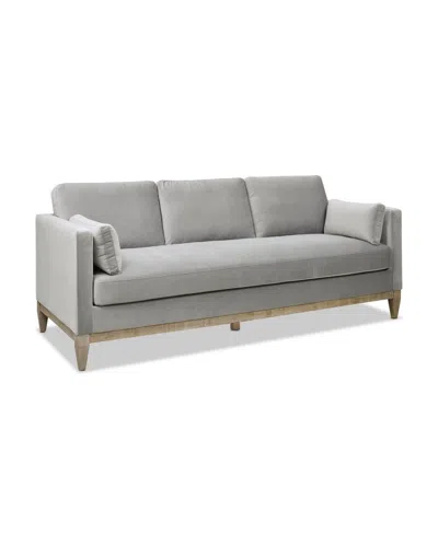 Jennifer Taylor Home Knox 84" Modern Farmhouse Sofa In Opal Gray