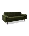 Jennifer Taylor Home Nicholas 84" Mid-century Modern Sofa In Olive Green