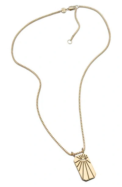 Jennifer Zeuner Angelique Pendant Necklace In Gold