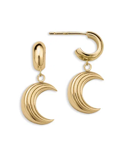 Jennifer Zeuner Apollo Huggie Earrings In Gold