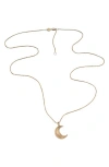 Jennifer Zeuner Apollo Pendant Necklace In Gold