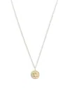 Jennifer Zeuner Dani Star Of David Medallion Pendant Necklace, 15-16 In Gold