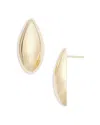 Jennifer Zeuner Dax Polished Pear Drop Earrings In Gold