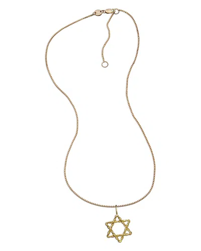 Jennifer Zeuner Dov Pendant Necklace, 16-18 In Gold