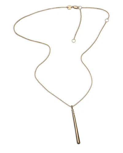 Jennifer Zeuner Jade Diamond Bar Pendant Necklace (0.45 Ct. T. W.) In 18k Gold Plated Sterling Silver, 16-20