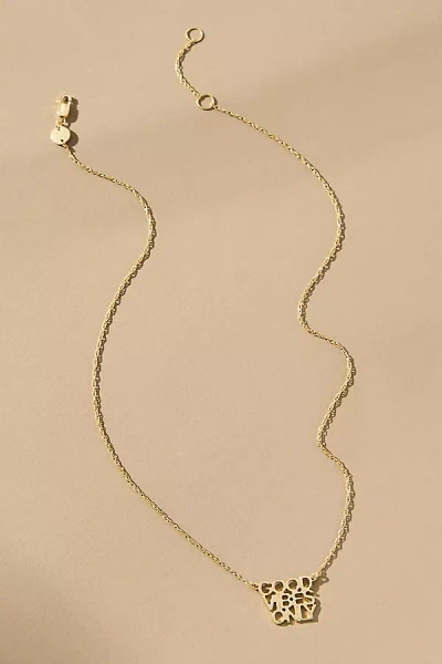 Jennifer Zeuner Jewelry Liza Pendant Necklace In Gold