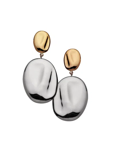 Jennifer Zeuner Jewelry Women's Havana Two-tone Drop Earrings In Multi