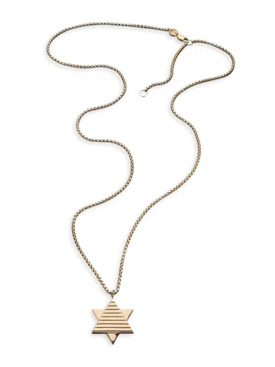 Jennifer Zeuner Jewelry Women's Noam 18k-yellow-gold Vermeil Star Of David Pendant Necklace