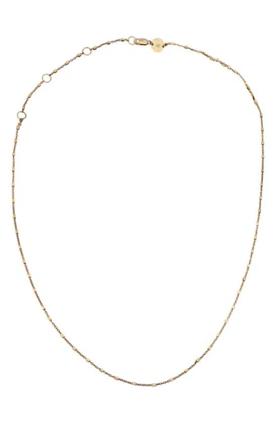 Jennifer Zeuner Maury Chain Necklace In 14k Yellow Gold Plated Silver