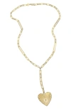 JENNIFER ZEUNER SHELDON DIAMOND PENDANT Y NECKLACE