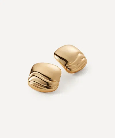 Jenny Bird 14ct Gold-plated Rue Stud Earrings