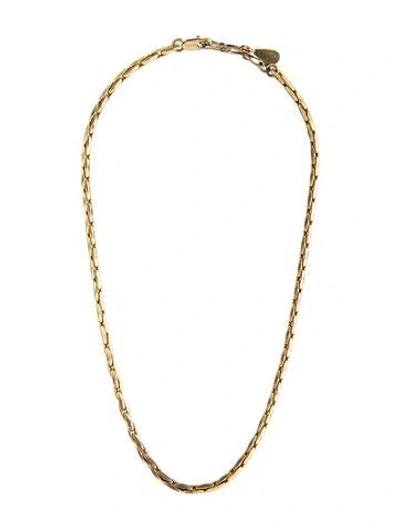 Pre-owned Jenny Bird Alber Chain Necklace, 21" In Multicolor