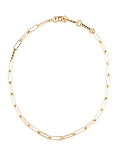 Pre-owned Jenny Bird Andi Slim Chain Necklace, 19" In Multi