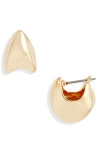 Jenny Bird Arlo Puff Earrings In High Polish Gold