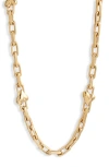 Jenny Bird Art Heart On A String Necklace In High Polish Gold