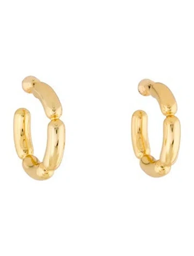 Pre-owned Jenny Bird Balloon Link Hoop Earrings In Multi