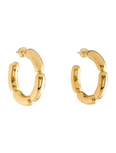 Pre-owned Jenny Bird Balloon Link Huggie Hoop Earrings In Multicolor