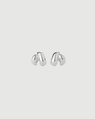 Jenny Bird Beatrix Earrings Silver In Neutral