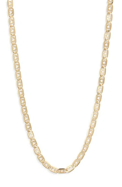 Jenny Bird Bobbi Heart Link Chain Necklace In Gold