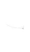 Jenny Bird Capri Anklet In Metallic Silver