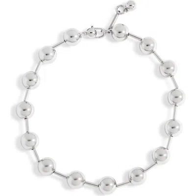 Jenny Bird Celeste Mega Necklace In High Polish Silver