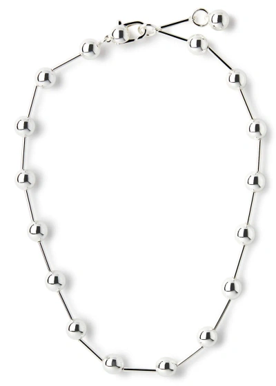 Jenny Bird Celeste Silver-dipped Necklace In Metallic