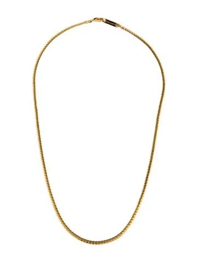 Pre-owned Jenny Bird Chain Link Necklace, 18" In Multicolor