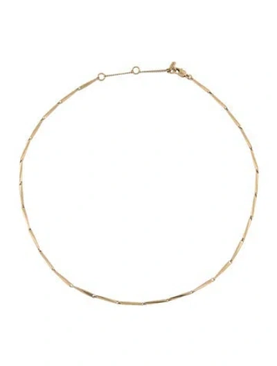Pre-owned Jenny Bird Chain Necklace, 15.75" In Multi