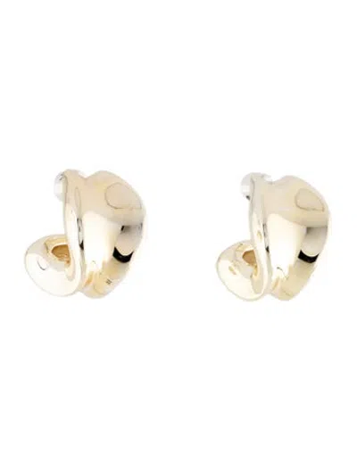 Pre-owned Jenny Bird Chunky Doune Hoop Earrings In Multicolor